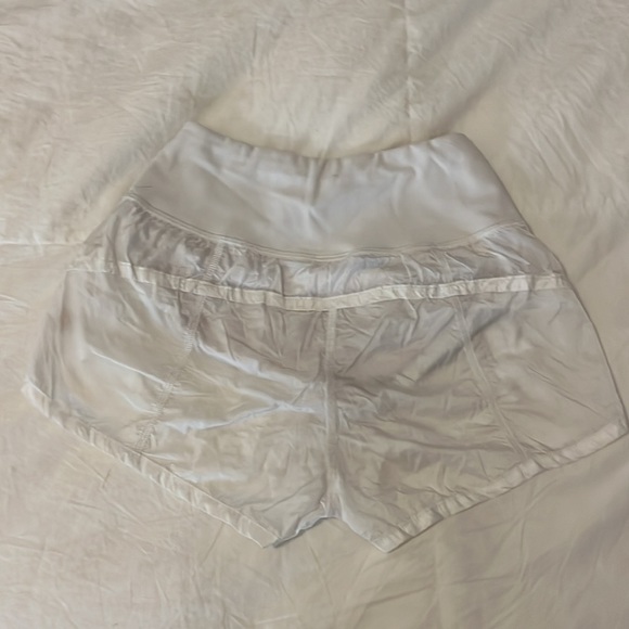 White indi high waisted short - Picture 2 of 2